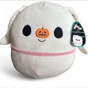 Disney White and Pink Squishmallow Plush Zero 12inch